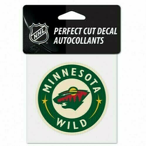 Minnesota Wild Round 4" x 4" Perfect Cut Color Decal