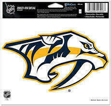Nashville Predators 4.5" x 5.75" Multi-Use Decal
