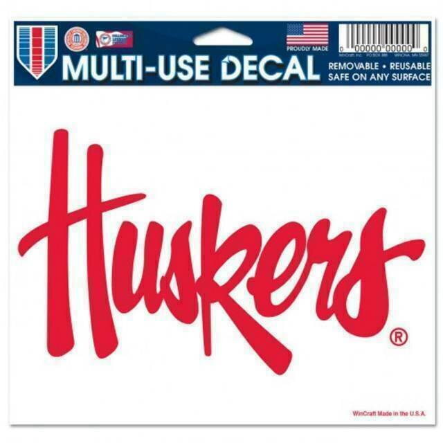 Nebraska Cornhuskers 4.5" x 5.75" Multi-Use Decal