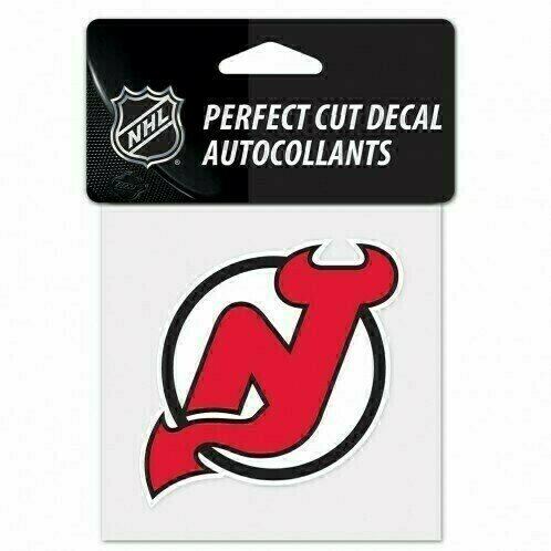 New Jersey Devils 4" x 4" Perfect Cut Color Decal
