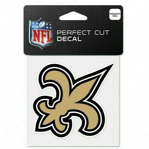 New Orleans Saints 4" x 4" Perfect Cut Color Decal