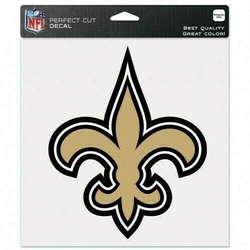 New Orleans Saints 8" x 8" Perfect Cut Color Decal