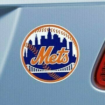 New York Mets 3-D Metal Auto Emblem