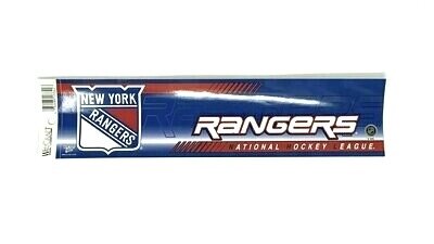 New York Rangers 3" x 12" Bumper Sticker