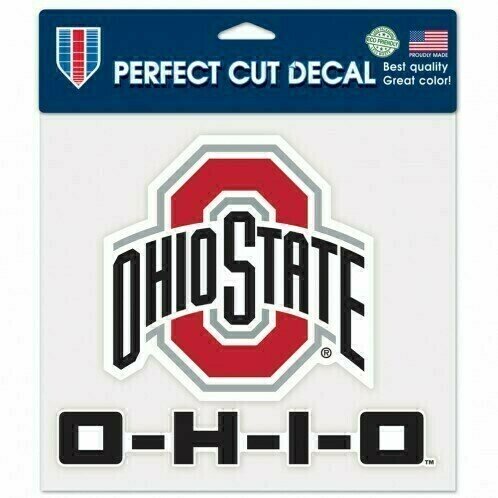 Ohio State Buckeyes Slogan 8" x 8" Perfect Cut Color Decal