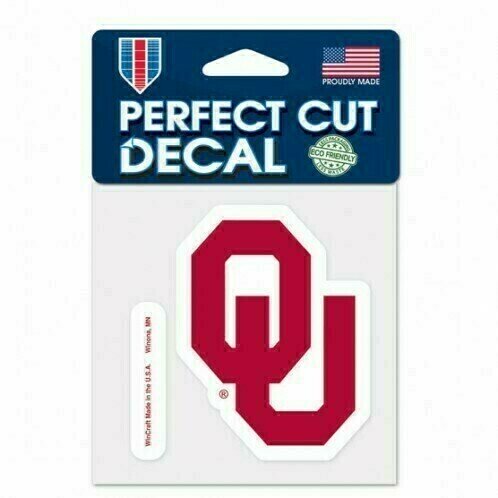 Oklahoma Sooners 4" x 4" Perfect Cut Color Decal