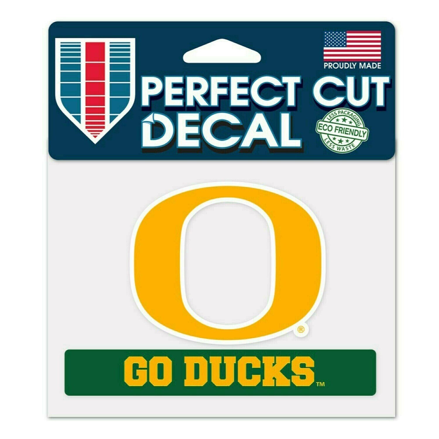 Oregon Ducks 4" x 5" Perfect Cut Color Decal