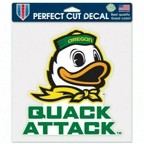 Oregon Ducks Slogan 8" x 8" Perfect Cut Color Decal