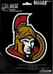 Ottawa Senators 5" Vinyl Die-Cut Window Decal