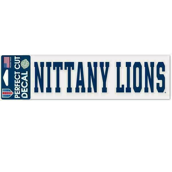 Penn State Nittany Lions 3" x 10" Perfect Cut Color Decal
