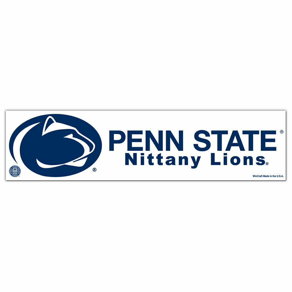Penn State Nittany Lions 3" x 12" Bumper Sticker