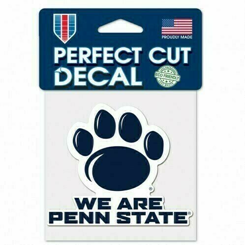 Penn State Nittany Lions We Are 4" x 4" Perfect Cut Color Decal