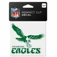 Philadelphia Eagles Retro 4" x 4" Perfect Cut Color Decal