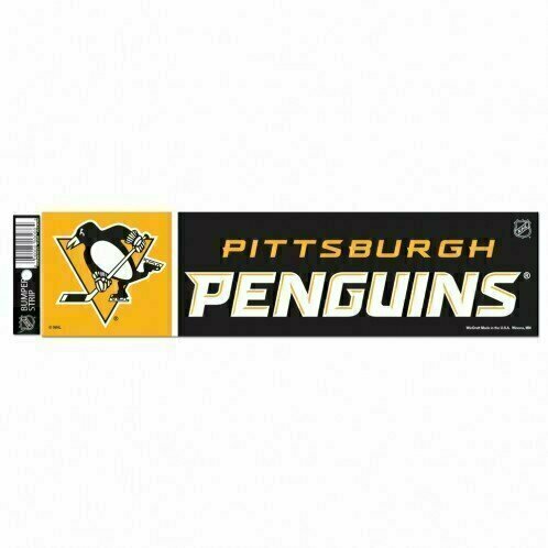 Pittsburgh Penguins 3" x 12" Bumper Sticker