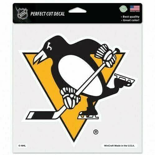 Pittsburgh Penguins 8" x 8" Perfect Cut Color Decal