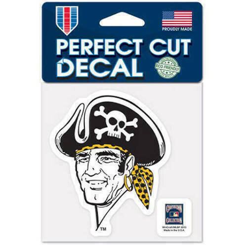 Pittsburgh Pirates 4" x 4" Perfect Cut Color Decal