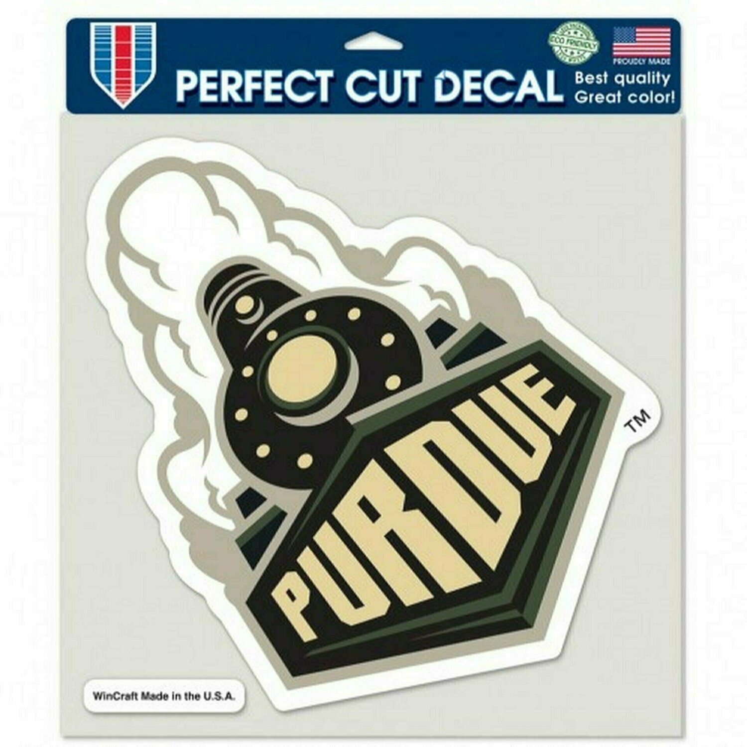 Purdue Boilermakers 8" x 8" Perfect Cut Color Decal
