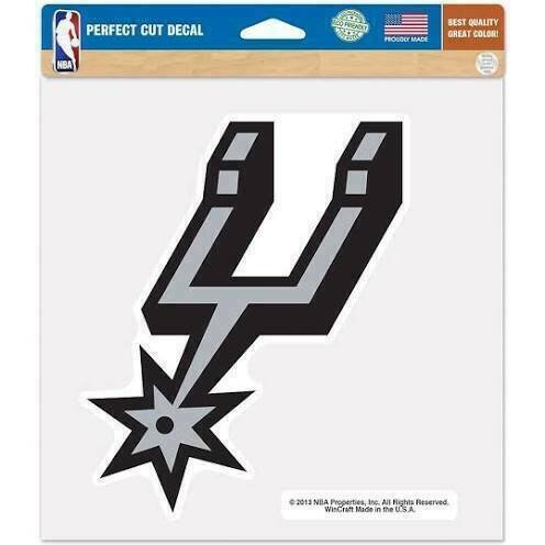 San Antonio Spurs 8" x 8" Perfect Cut Color Decal