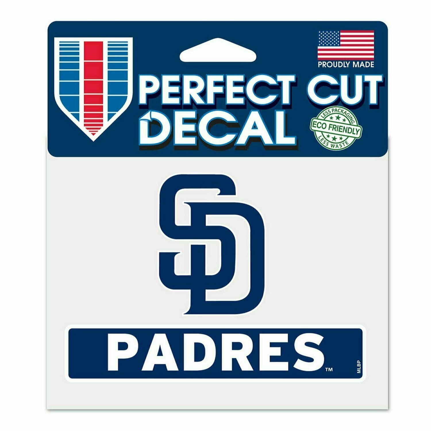 San Diego Padres 4" x 5" Perfect Cut Color Decal