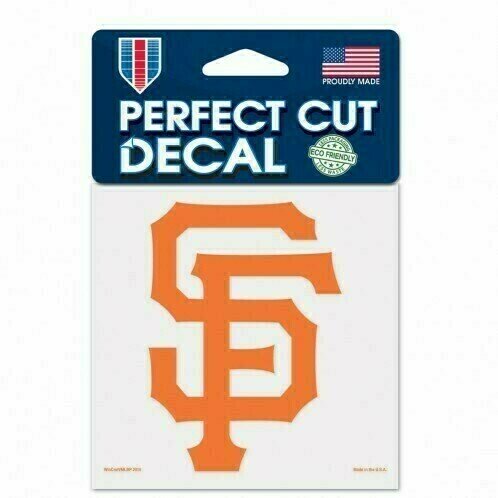 San Francisco Giants 4" x 4" Perfect Cut Color Decal