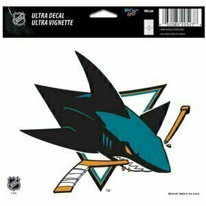 San Jose Sharks 4.5" x 5.75" Multi-Use Decal