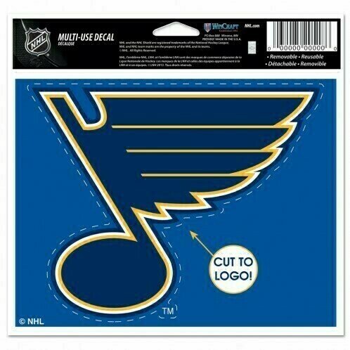 St. Louis Blues 4.5" x 5.75" Multi-Use Decal Cut to Logo