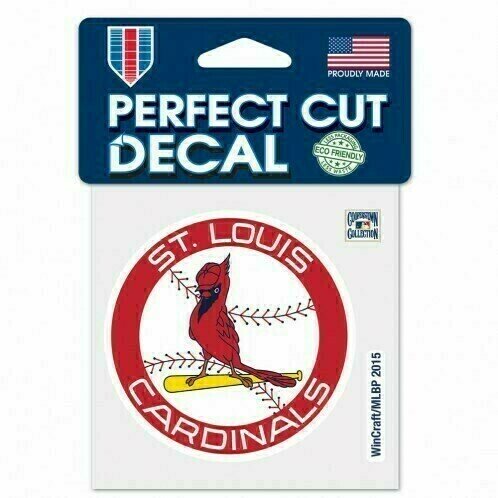 St. Louis Cardinals 4" x 4" Perfect Cut Color Decal