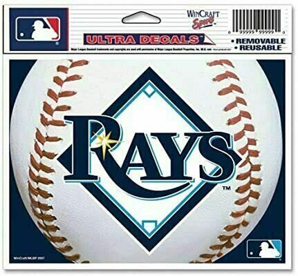Tampa Bay Rays 4.5" x 5.75" Ultra Decal