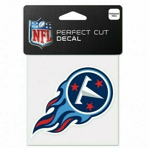 Tennessee Titans 4" x 4" Perfect Cut Color Decal