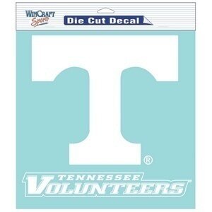 Tennessee Volunteers 8" x 8" Perfect Cut White Decal