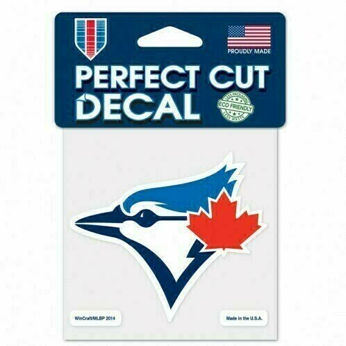 Toronto Blue Jays 4" x 4" Perfect Cut Color Decal