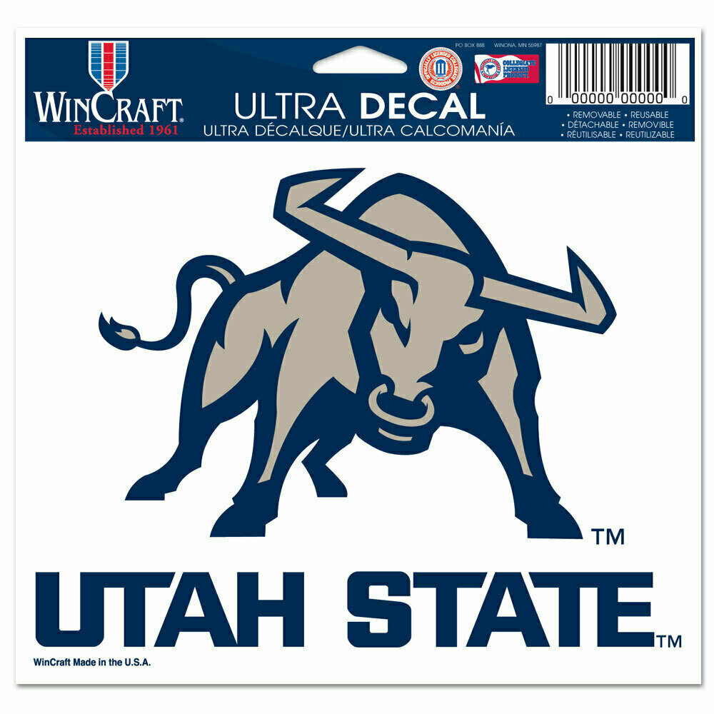 Utah State Aggies 4.5" x 5.75" Multi-Use Decal