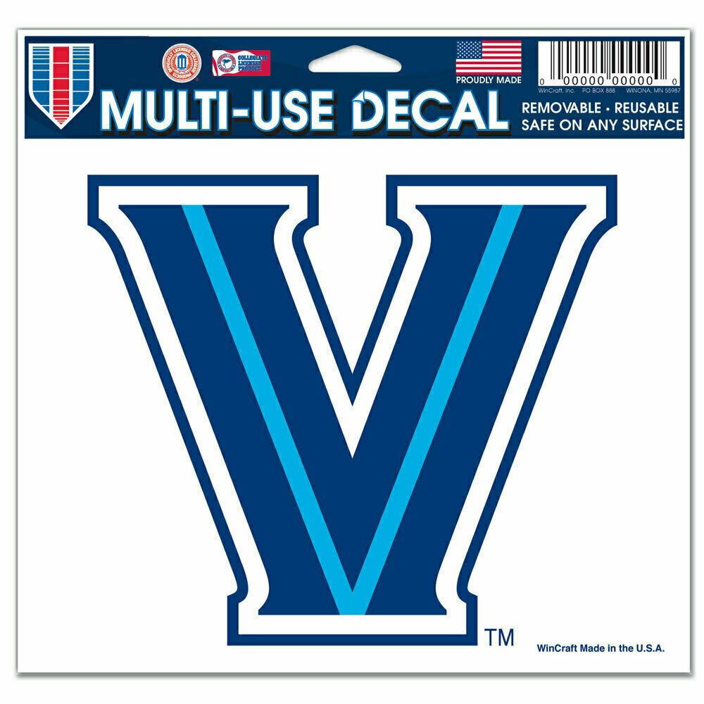 Villanova Wildcats 4.5" x 5.75" Multi-Use Decal