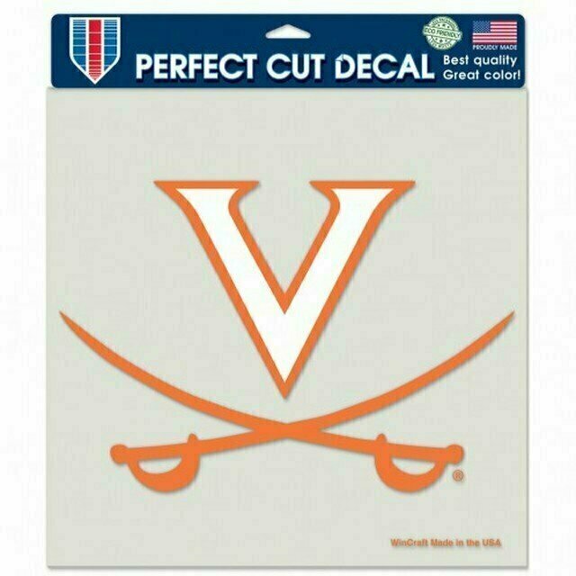 Virginia Cavaliers 8" x 8" Perfect Cut Color Decal