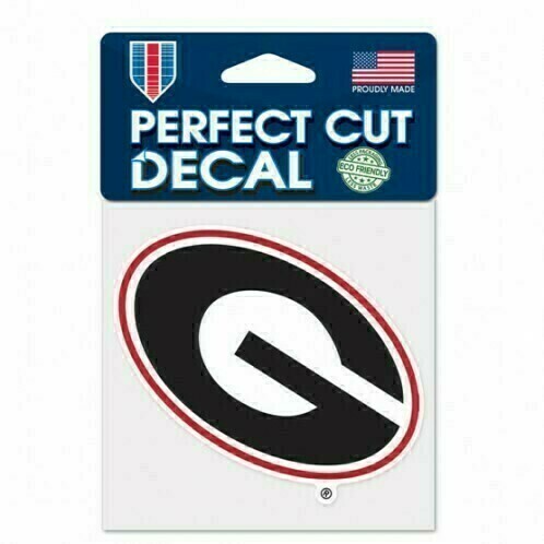 Georgia Bulldogs 4" x 4" Perfect Cut Color Decal