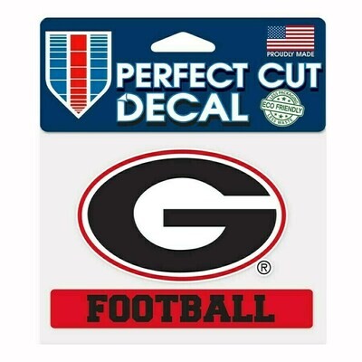 Georgia Bulldogs 4" x 5" Perfect Cut Color Decal