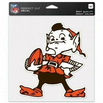Cleveland Browns Legacy 8" x 8" Perfect Cut Color Decal