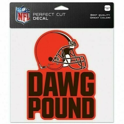 Cleveland Browns Slogan 8" x 8" Perfect Cut Color Decal