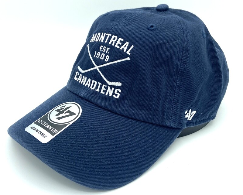 Montreal Canadiens Men's 47 Brand Clean Up Adjustable Hat