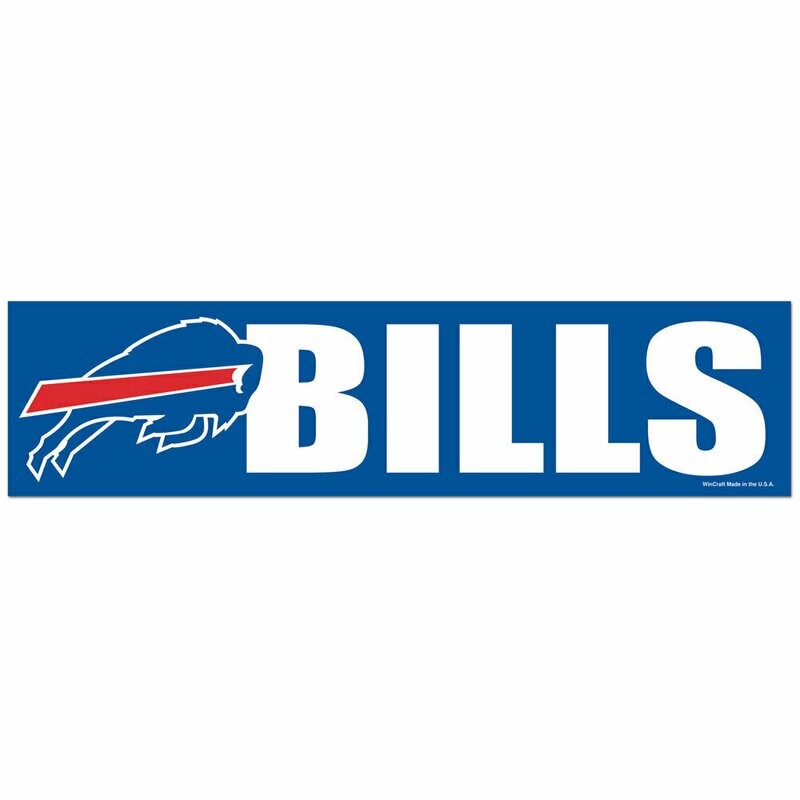 Buffalo Bills 3" x 12" Bumper Sticker