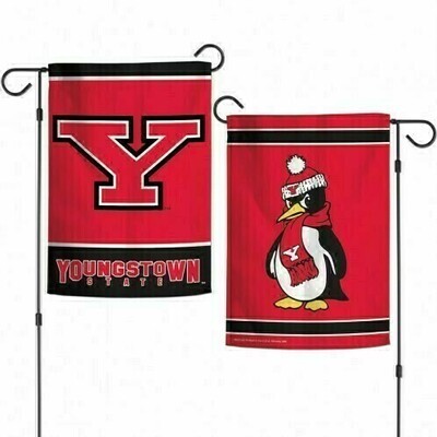 Youngstown State Penguins 12.5" x 18" Premium 2-Sided Garden Flag