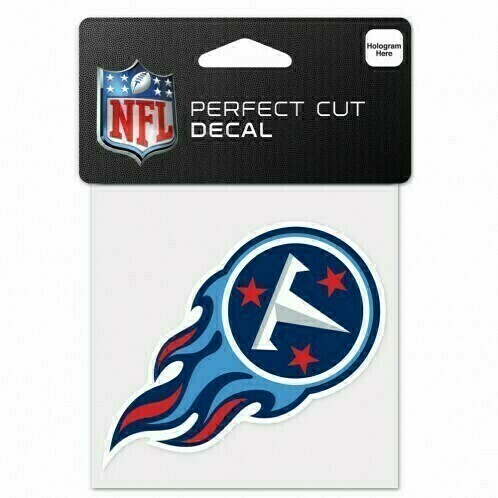 Tennessee Titans 4" x 4" Perfect Cut Color Decal