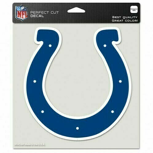 Indianapolis Colts 8" x 8" Perfect Cut Color Decal