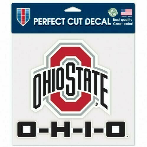 Ohio State Buckeyes Slogan 8" x 8" Perfect Cut Color Decal