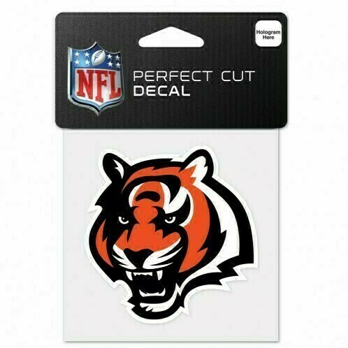 Cincinnati Bengals 4" x 4" Perfect Cut Color Decal