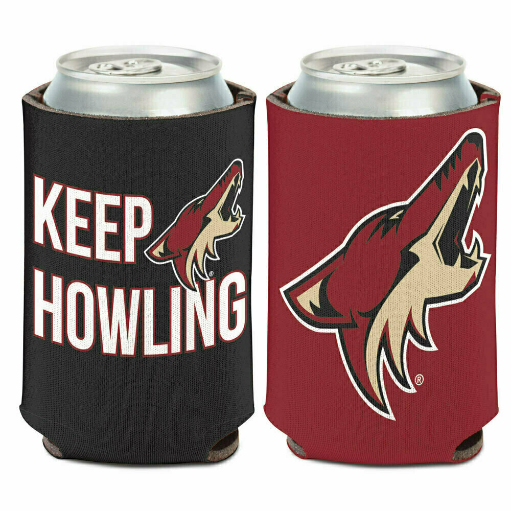Arizona Coyotes 12 Ounce Can Cooler Koozie Set of 6
