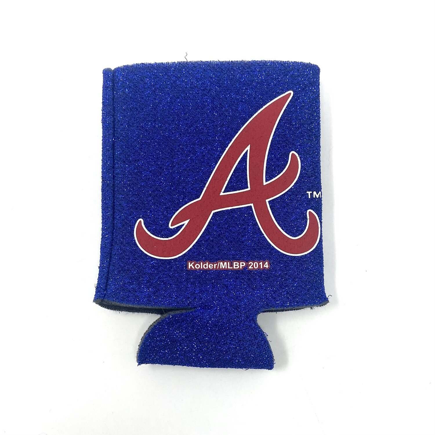 Atlanta Braves 12 Ounce Glitter Can Cooler Koozie