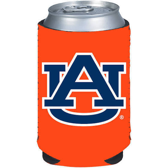 Auburn Tigers 12 Ounce Can Cooler Koozie