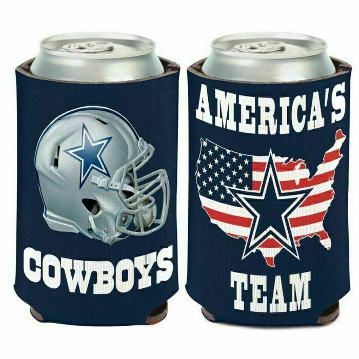 Dallas Cowboys Americas' Team 12 Ounce Can Cooler Koozie