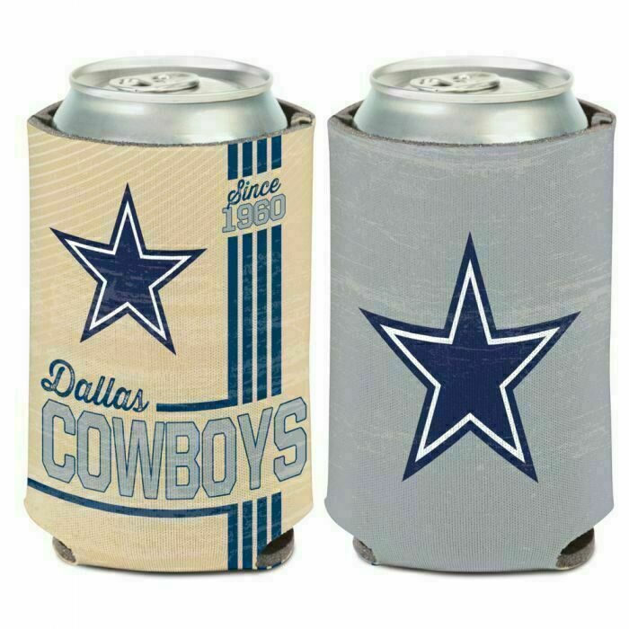 Dallas Cowboys Vintage 12 Ounce Can Cooler Koozie